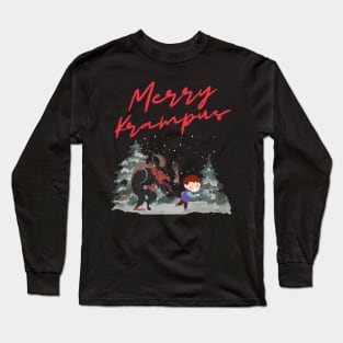 Merry Krampus Long Sleeve T-Shirt